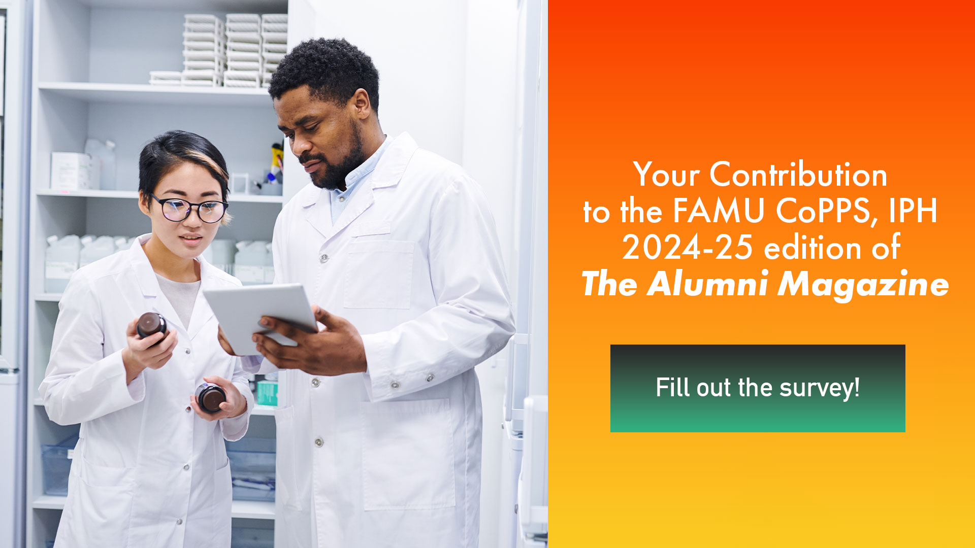 Your Contribution to the FAMU CoPPS, IPH 2024-25 edition of  The Alumni Magazine