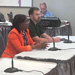 FAMU Pharmacy practice professors Dr. Jocelyn Spates and Dr. Ryan Johnson have a voice at the table.